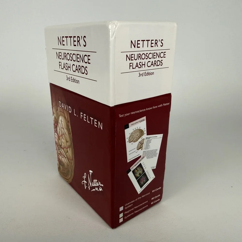 Netter's Neuroscience Flash Cards 3rd Edition‎ by David L. Felten - Used